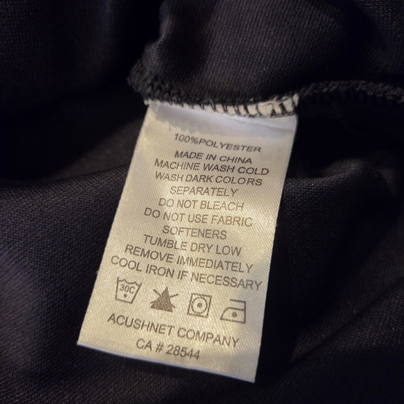 Footjoy Black and Purple 1/4 Zip Sweater - Picture 6 of 7